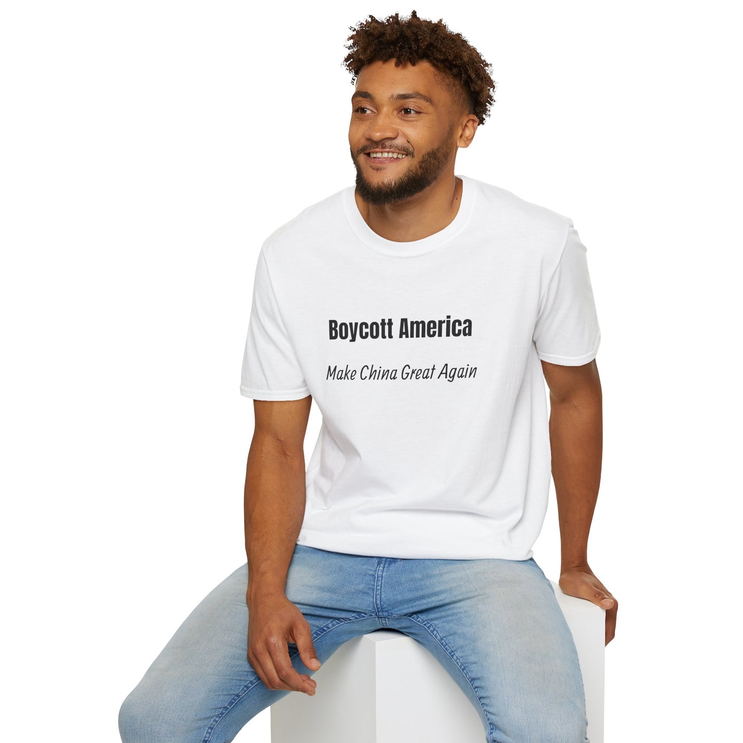Boycott America Unisex Softstyle T-Shirt